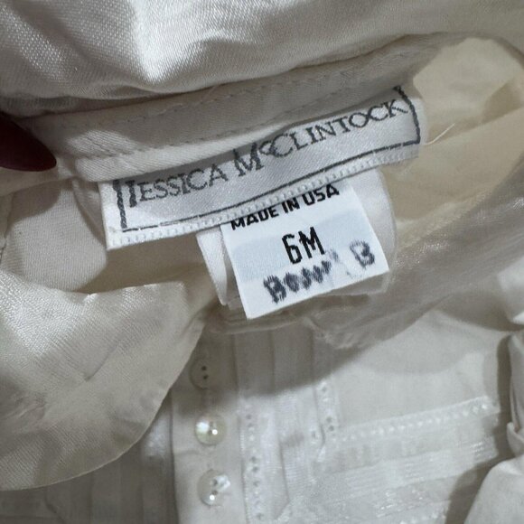 Vtg‎ Jessica McClintock Size 6 Months Baby Boy Christening Baptism RARE - Picture 6 of 10